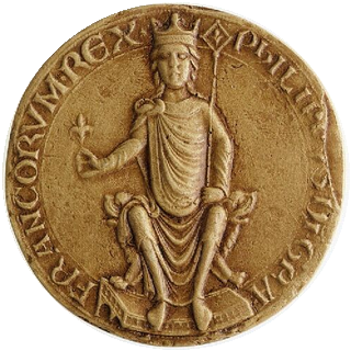 Sceau de majesté de Philippe Auguste